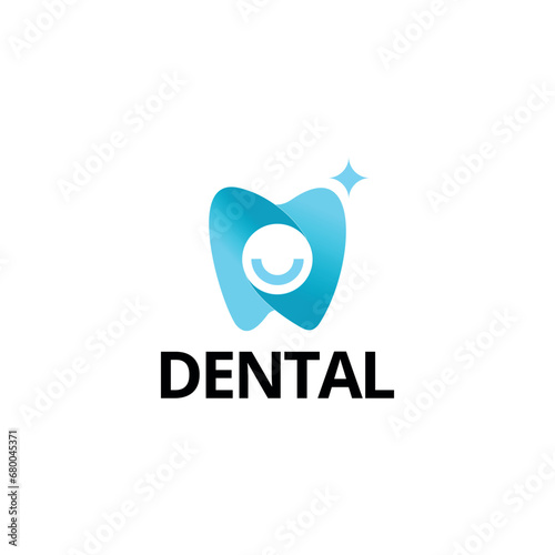 Dentist Tooth Smile Logo Design