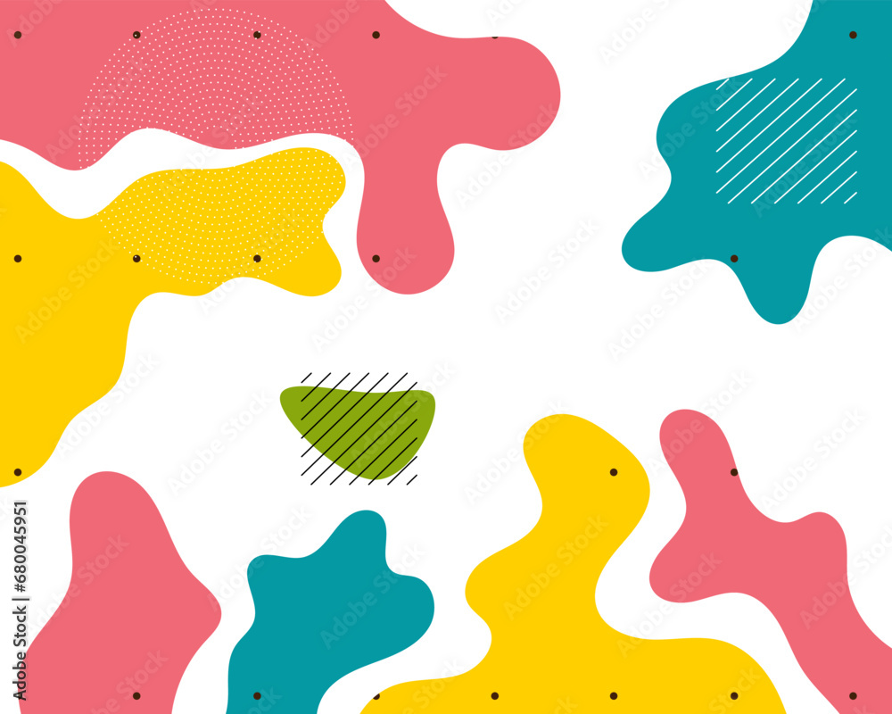 Abstract pop art background with wave pattern, dotted. Vector pattern. Color wave template and presentation design Abstract pop art background with wave pattern, dotted. Vector pattern. Color wave template and presentation design