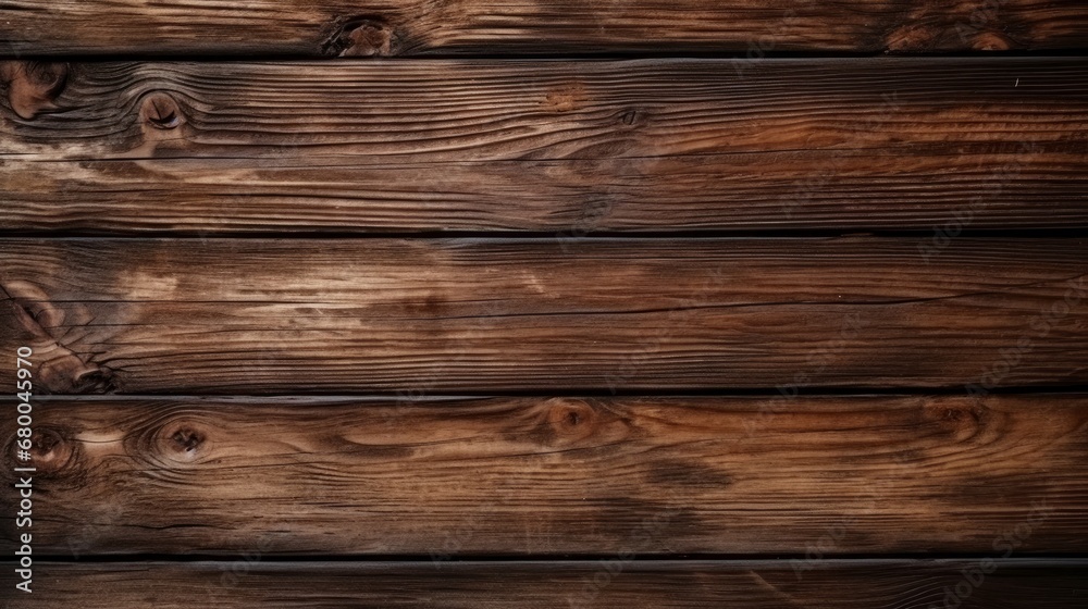 Fototapeta premium Dark wood texture background surface with old natural pattern