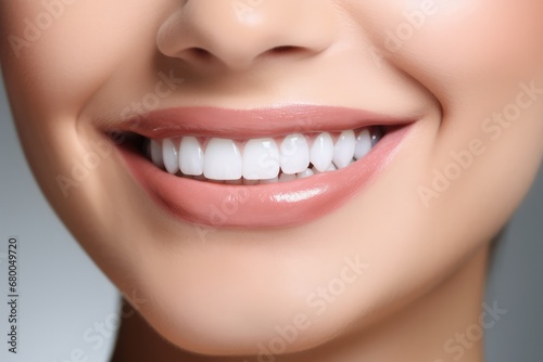 Banner Of Tooth Whitening With Perfect White Teeth.   oncept Tooth Whitening  Perfect White Teeth  Bright Smiles  Dental Care  Confidence Boost