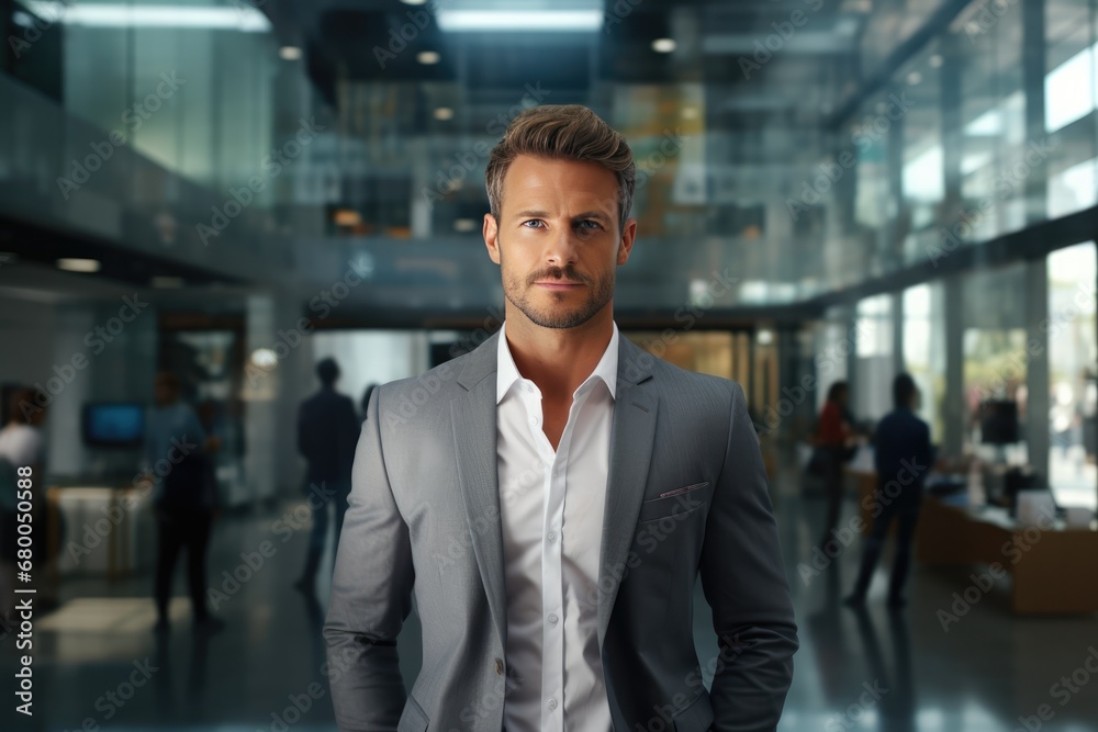 A Businessman In A Suit A Businessman In A Suit