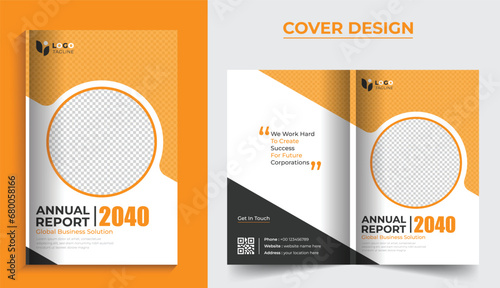 Annual report corporate business book cover book 