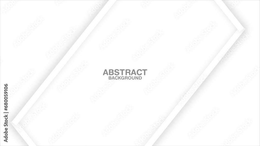 3D white geometric abstract background overlap layer on bright space with waves decoration. Minimalist modern graphic design element cutout style concept for banner, flyer, card, or brochure. vector 3D white geometric abstract background overlap layer on bright space with waves decoration. Minimalist modern graphic design element cutout style concept for banner, flyer, card, or brochure. vector