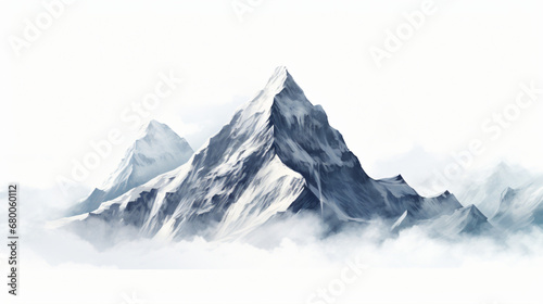 Summit isolated on white background © UsamaR