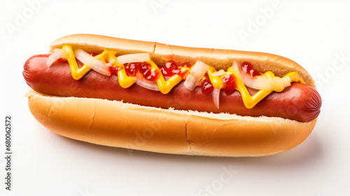 Top view of Hot Dog