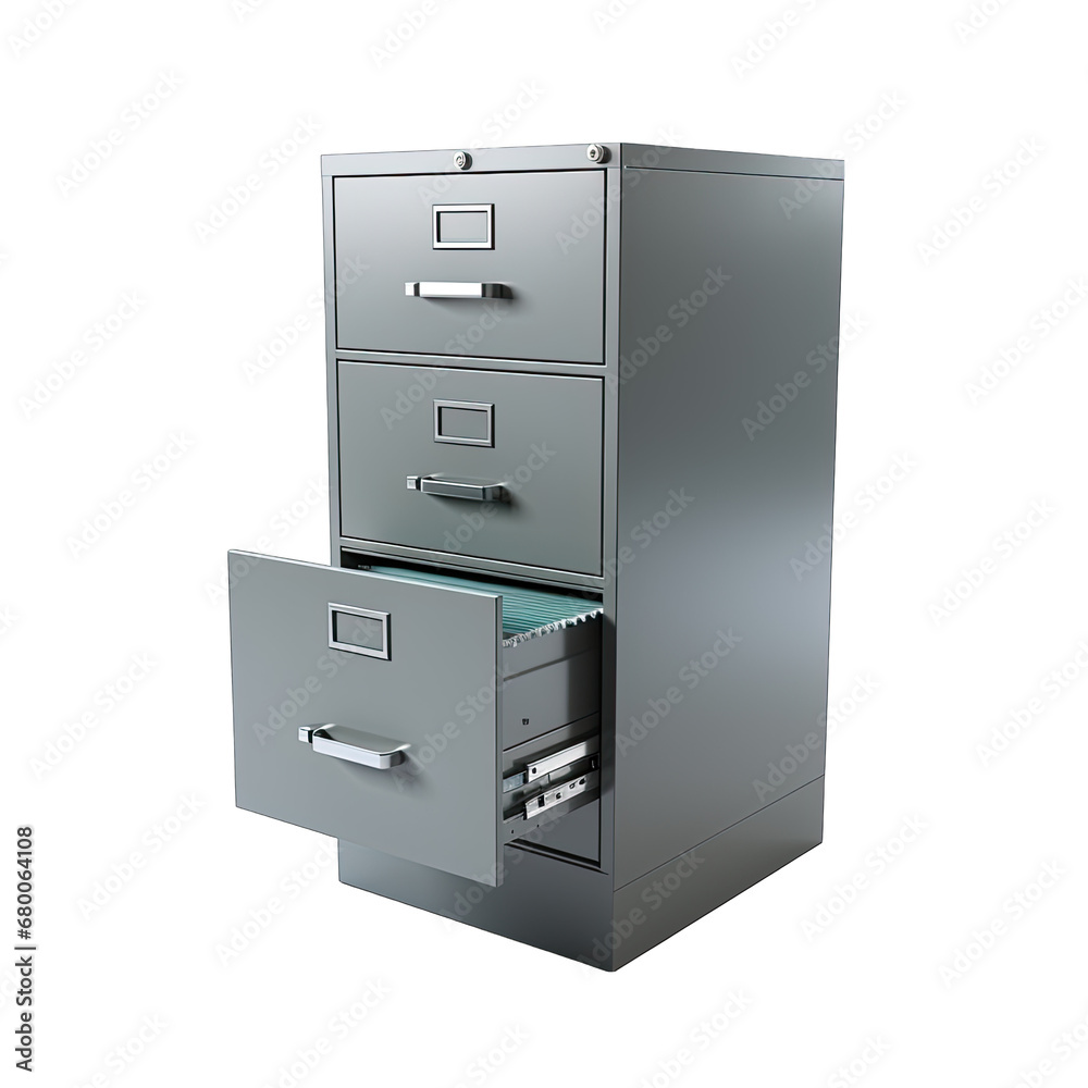 Gray Filing Cabinet Isolated on Transparent or White Background, PNG Gray Filing Cabinet Isolated on Transparent or White Background, PNG
