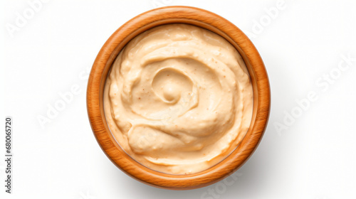 Top view of chipotle mayo dip