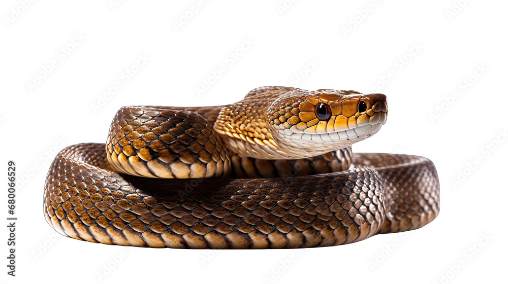 Snake Ready to Strike Isolated on Transparent or White Background, PNG Snake Ready to Strike Isolated on Transparent or White Background, PNG