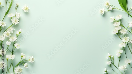 floral background with place for text. © Yahor Shylau 