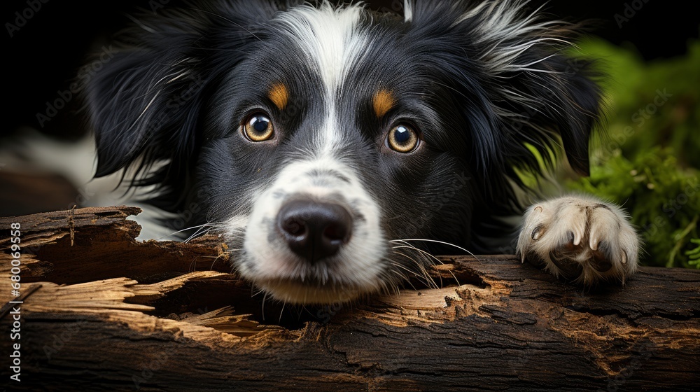 A Content Mixed-Breed Dog With A Chew Toy Chew , Background For Banner, HD A Content Mixed-Breed Dog With A Chew Toy Chew , Background For Banner, HD