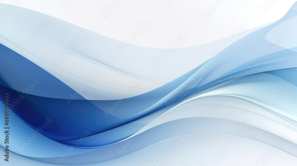 Obraz premium Lively Blue Gradient Evoking Artistic Inspiration