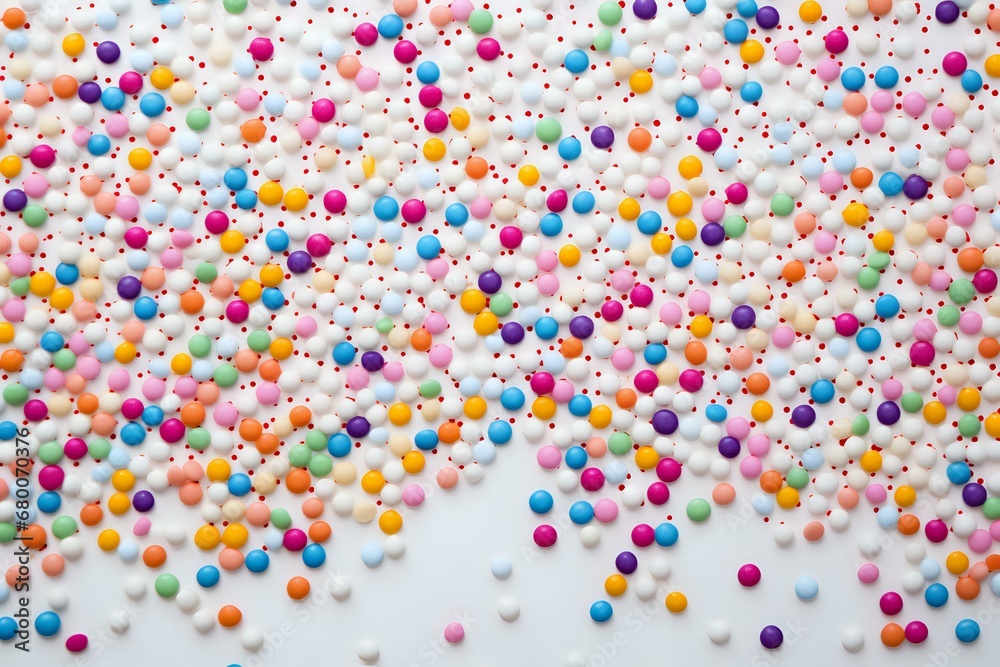 background with colorful confetti. Generative AI background with colorful confetti. Generative AI
