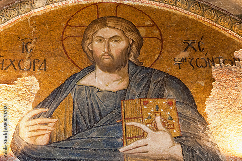Foto Mosaic of the Christ The Land of Living, Esonarthex, Church of the Holy Saviou