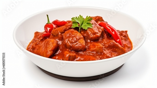 Top view of Hungarian Paprikash