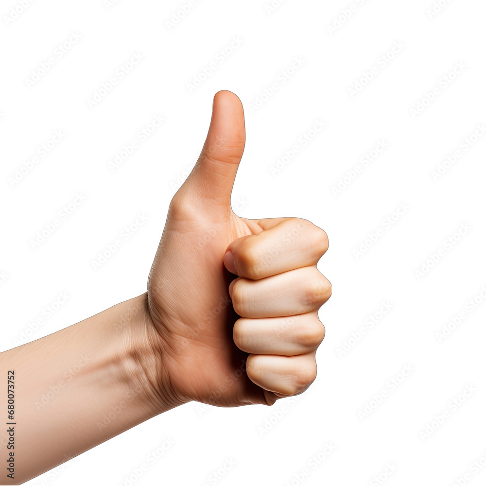 Thumbs up Hand Isolated on Transparent or White Background, PNG Thumbs up Hand Isolated on Transparent or White Background, PNG