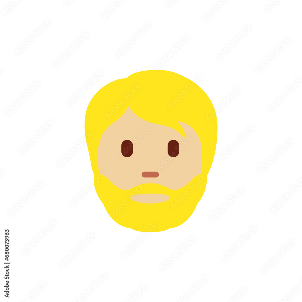 Fototapeta premium Person: Medium-Light Skin Tone, Beard