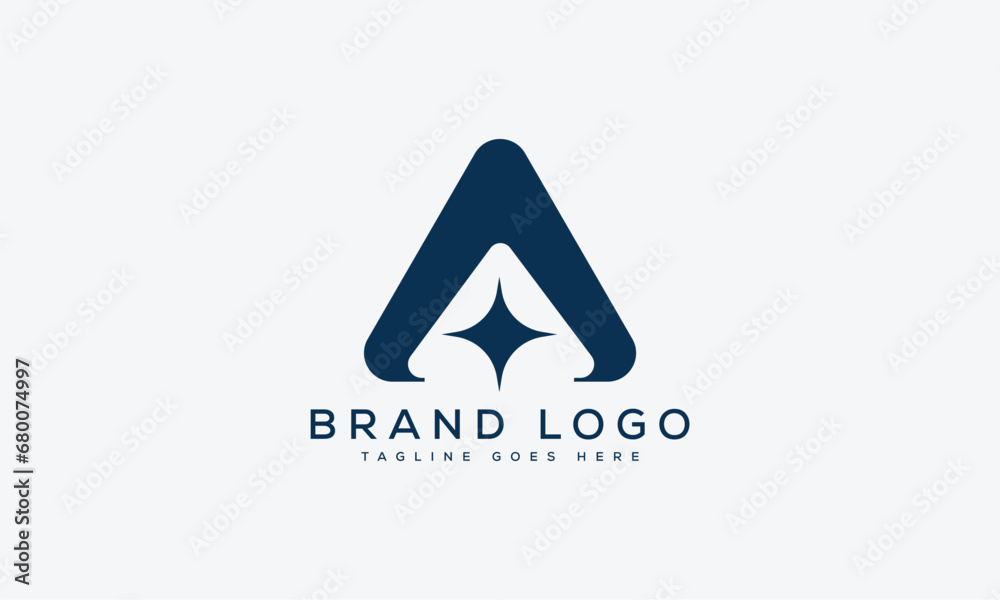 letter A logo design vector template design for brand. letter A logo design vector template design for brand.