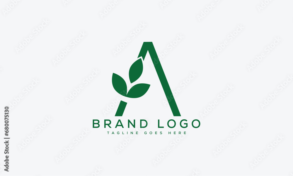 letter A logo design vector template design for brand. letter A logo design vector template design for brand.