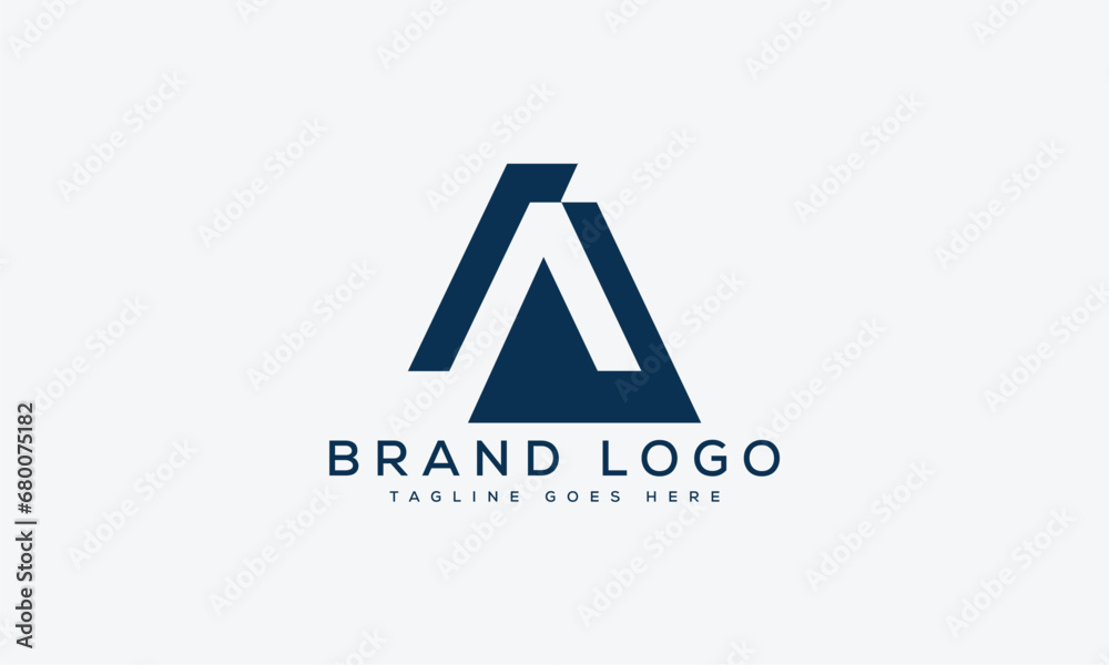 letter A logo design vector template design for brand. letter A logo design vector template design for brand.