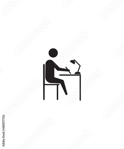 study icon, vector best flat icon.