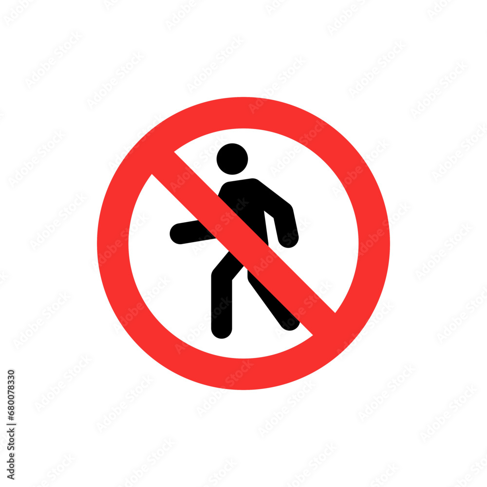 No Pedestrians No Pedestrians