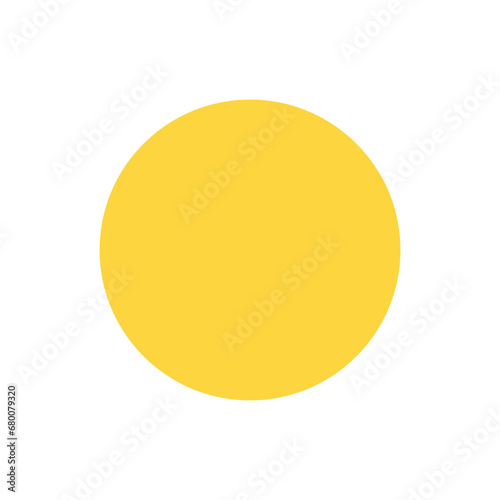 Yellow circle