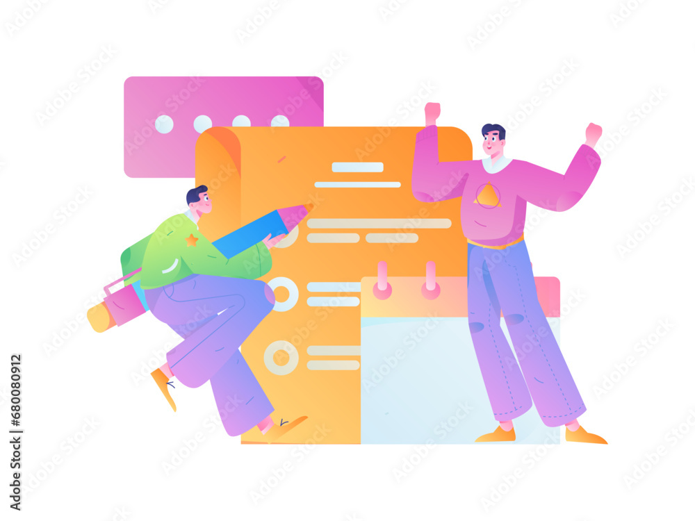 Person interviewing for job flat vector concept operation hand drawn illustration
Person interviewing for job flat vector concept operation hand drawn illustration