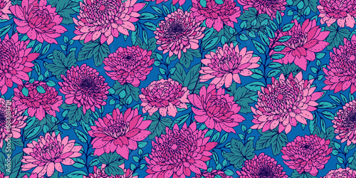 flowers seamless pattern