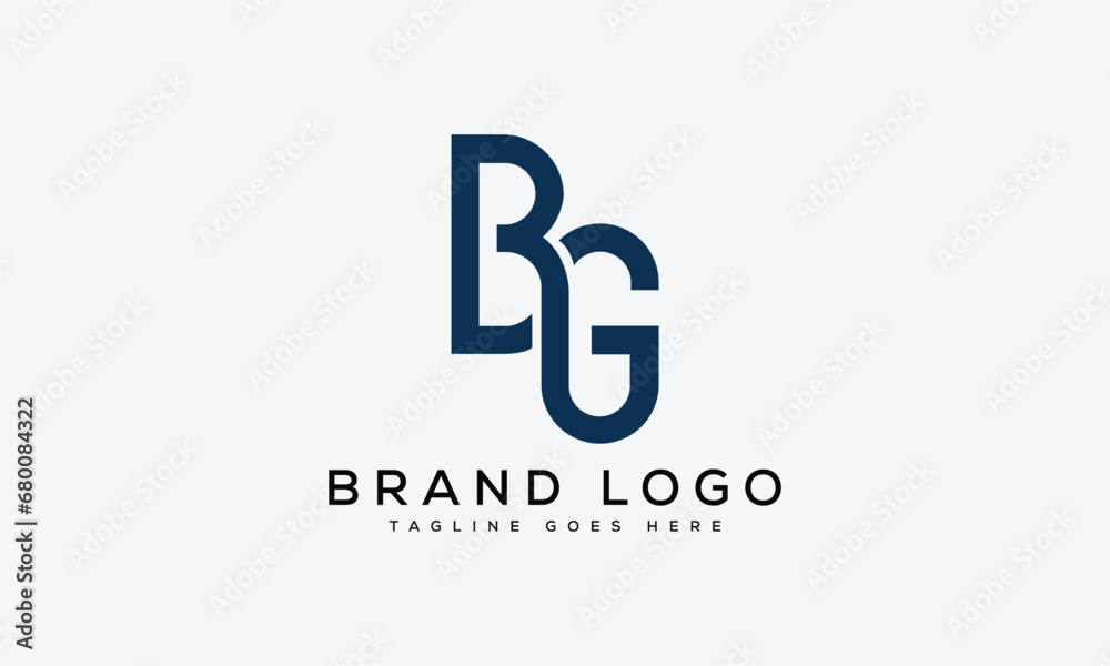 letter BG logo design vector template design for brand. letter BG logo design vector template design for brand.