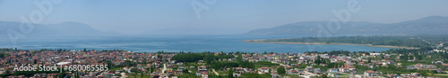Historical city of Iznik and Lake Iznik in Bursa, Turkey. © sinandogan