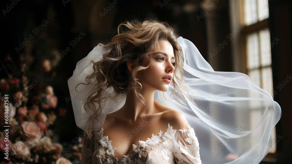 bride posing with white wedding gown portrait elegant luxurious dress bridal bride posing with white wedding gown portrait elegant luxurious dress bridal