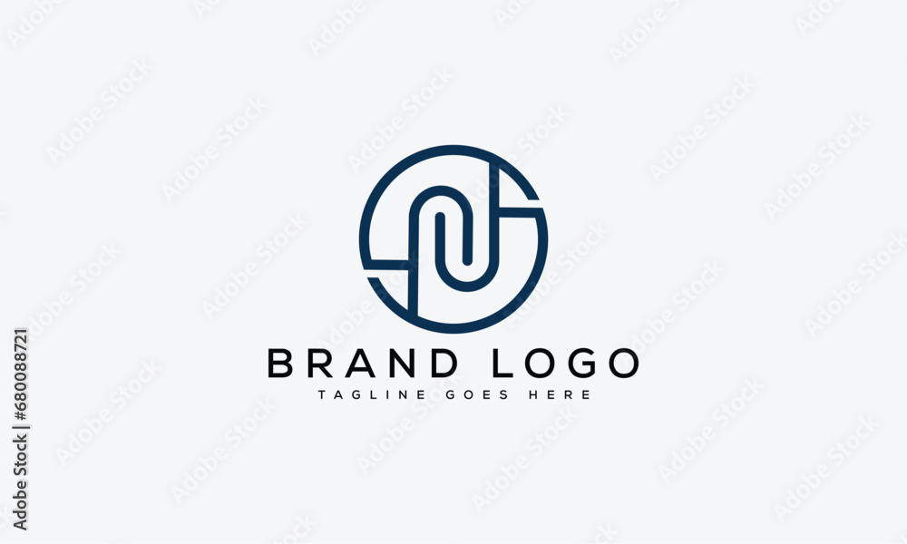 letter N logo design vector template design for brand.