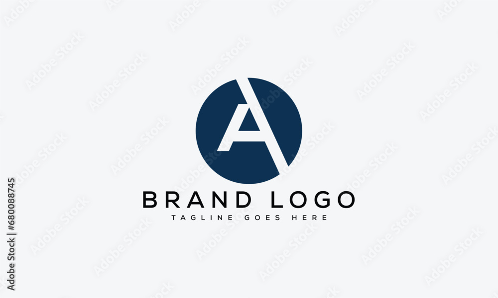 letter A logo design vector template design for brand. letter A logo design vector template design for brand.