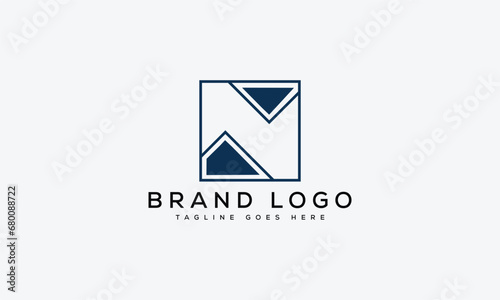 letter N logo design vector template design for brand.