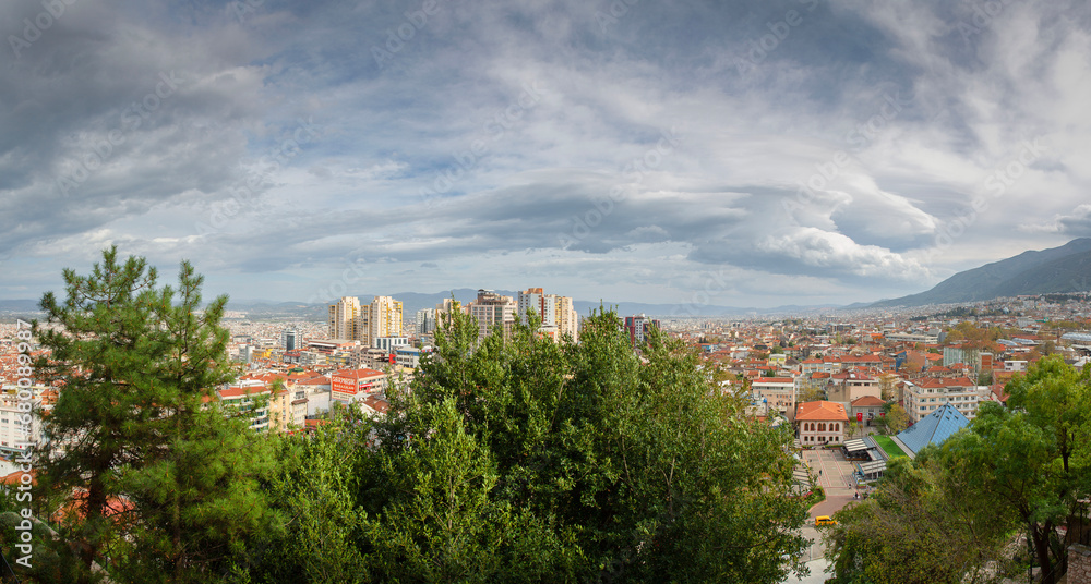 Bursa City panoramic view, Bursa, Turkey