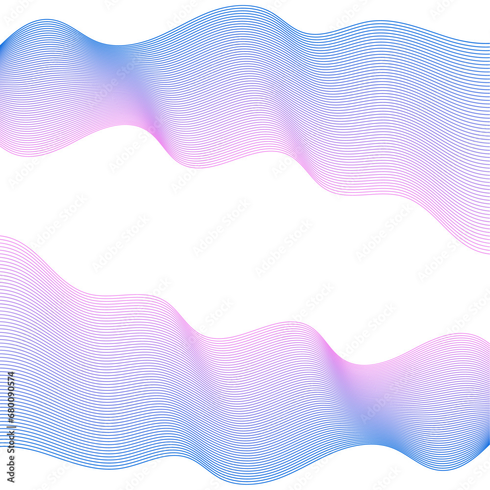 Abstract background with lines. Vector background with waves. Background for music album, poster, card, advertisement. Element for design isolated on white. Pink and blue Abstract background with lines. Vector background with waves. Background for music album, poster, card, advertisement. Element for design isolated on white. Pink and blue