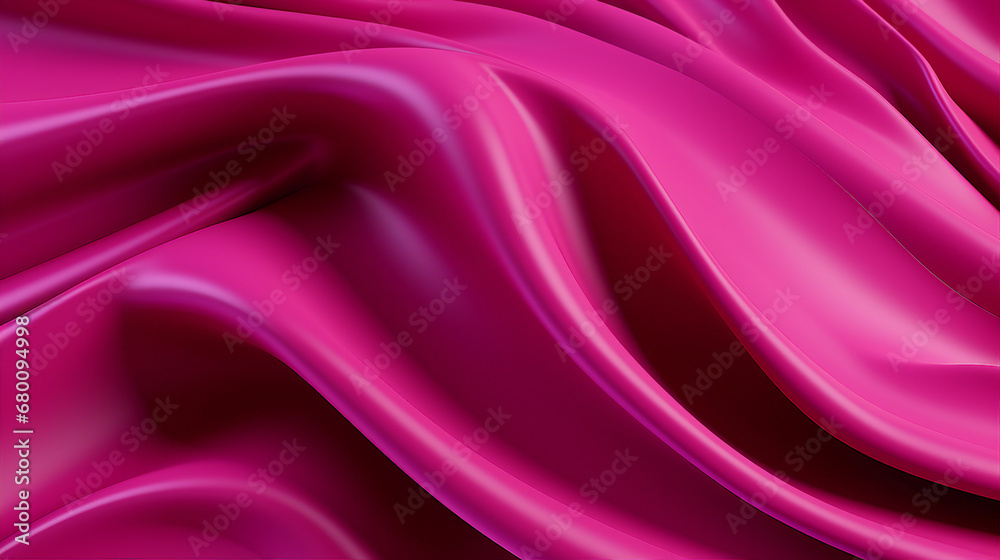 abstract magenta background wavy pleated frill layers textile design