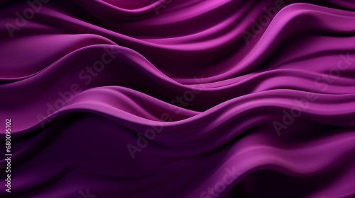 abstract magenta background wavy pleated frill layers textile design photo