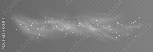 Snow blizzard, vector snow background. Snow png. Snowflakes, snowfall. White snowflakes fly in the air. Snow flakes. Christmas background.