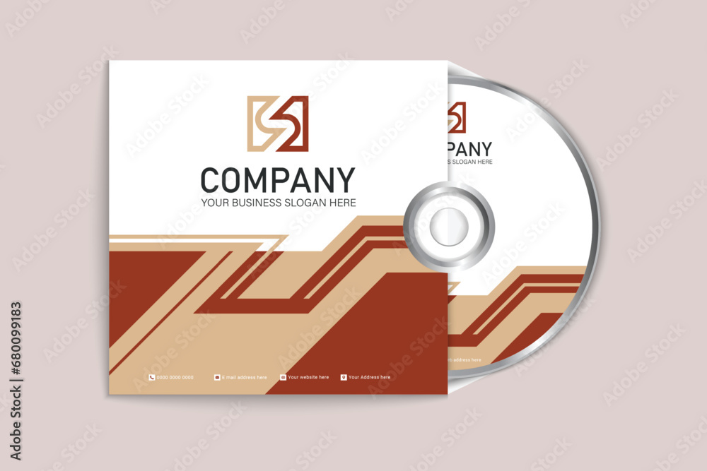 Unique CD cover and label design for Corporate company