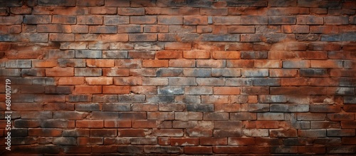 Old red brick wall texture background. Red brick wall texture background.