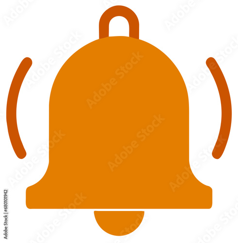 illustration of golden bell