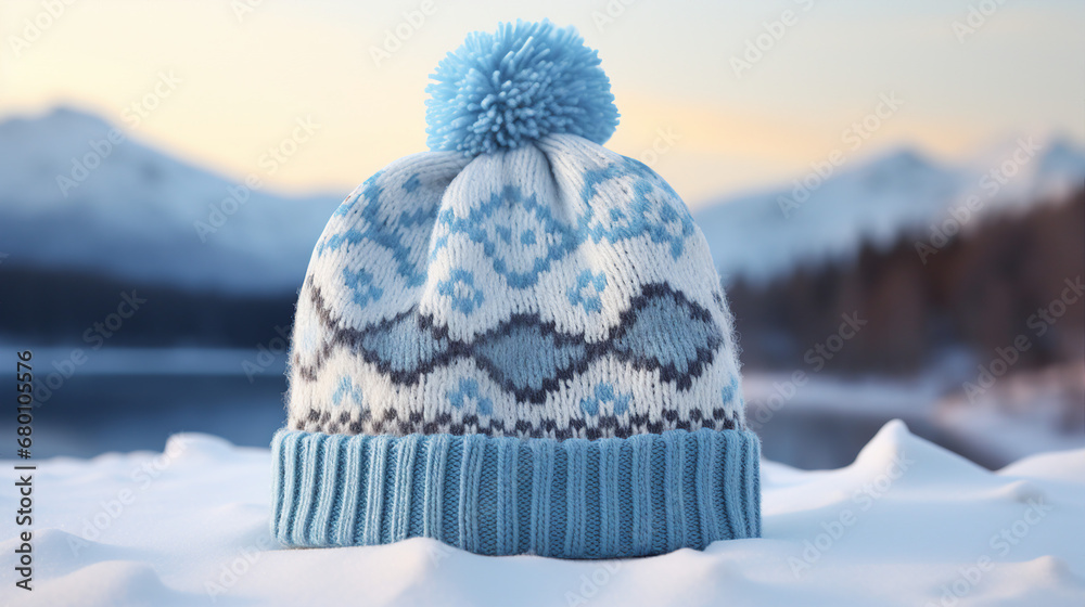 Winter Hat Mockup for Fashion Branding