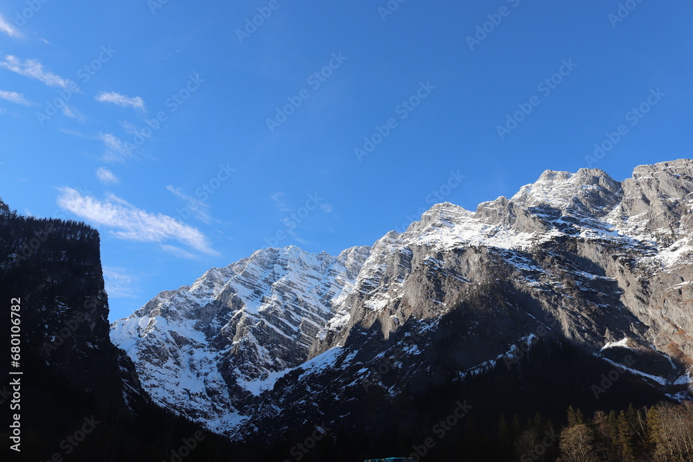Obraz premium A trip to Munich's Königssee in winter