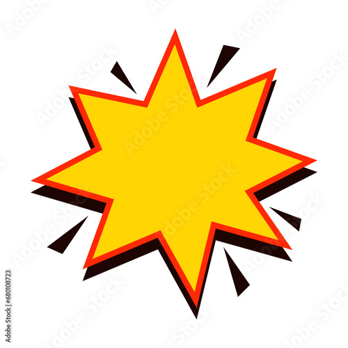 Cartoon Explosion Shape