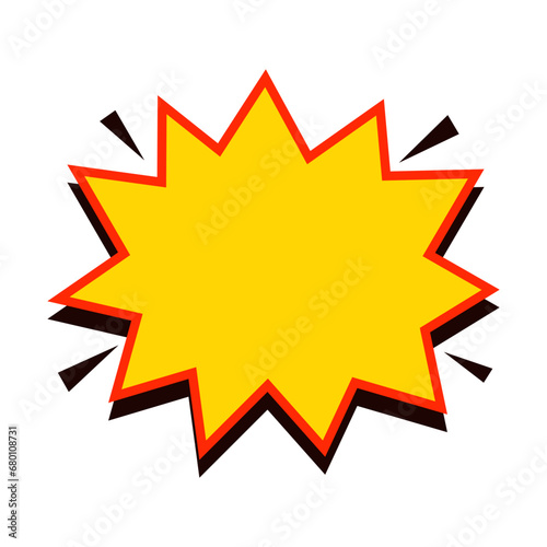 Cartoon Explosion Shape