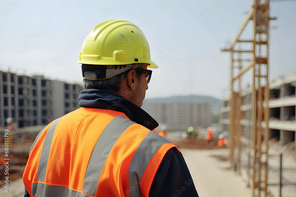 construction worker on the site construction worker on the site