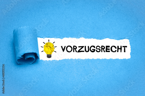 Vorzugsrecht	 photo