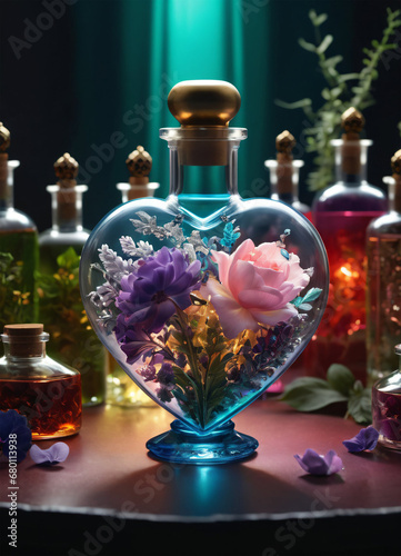 Creativity wallpaper love potion art background