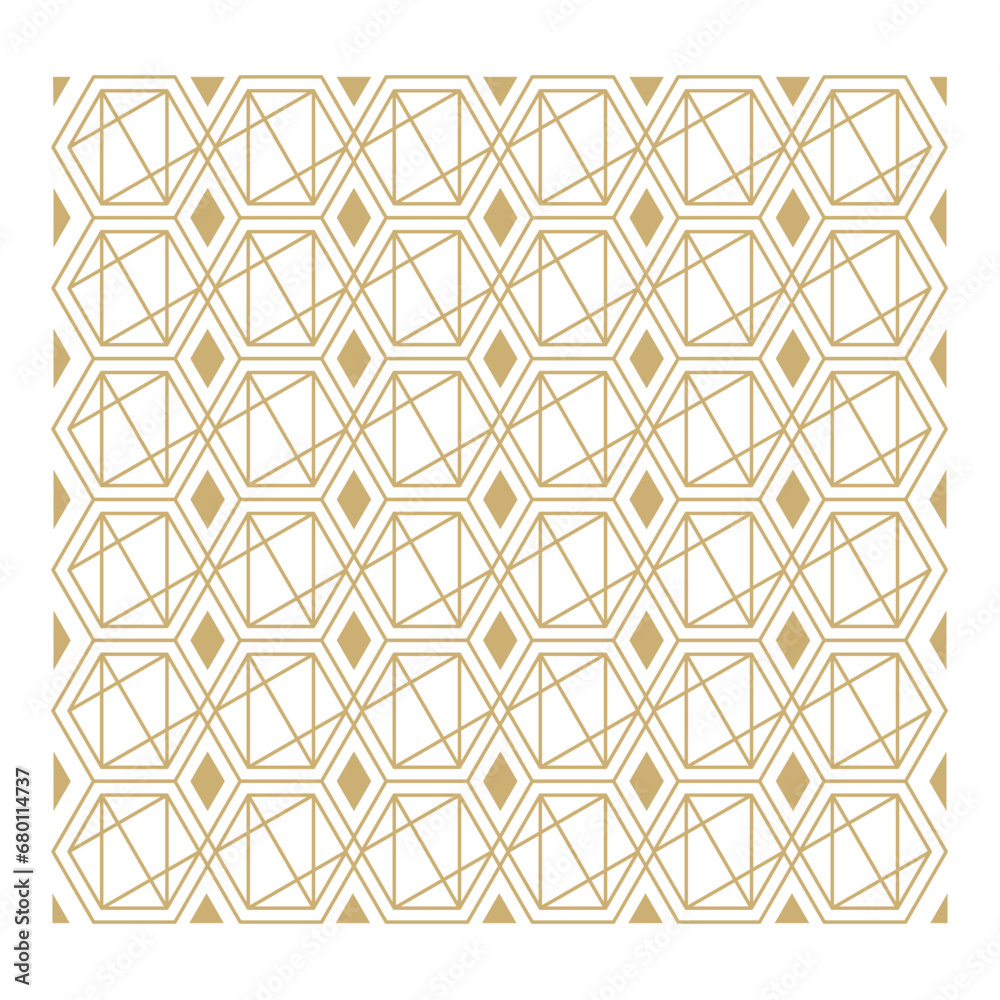 Hexagonal Geometric Pattern Hexagonal Geometric Pattern